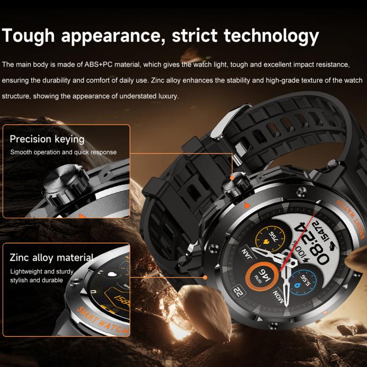 D13 Écouteurs Bluetooth 2 en 1 Montre connectée avec fonction d'appel, supporte les appels Bluetooth / NFC / surveillance de la santé, bracelet en silicone, bracelet en acier à 3 perles, bracelet en acier milanais