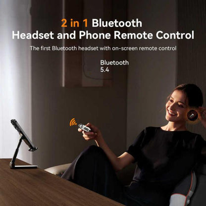 Écouteurs Bluetooth 5.4 semi-intra-auriculaires Q12, télécommande pour prendre des photos et regarder des vidéos sur téléphone portable