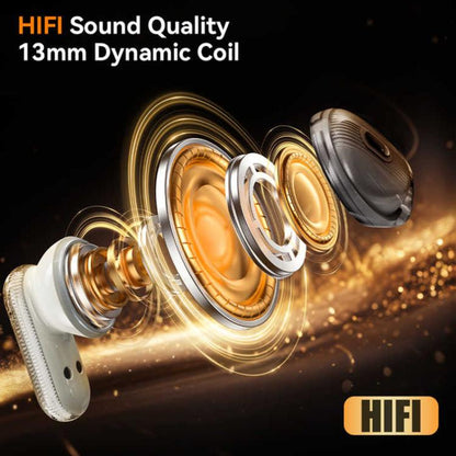 Écouteurs Bluetooth 5.4 semi-intra-auriculaires Q12, télécommande pour prendre des photos et regarder des vidéos sur téléphone portable