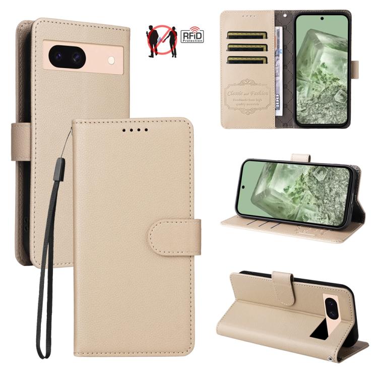 Litchi Texture RFID Blocking 3-Card Wallet Leather Phone Case, For Google Pixel 11 Pro XL, For Google Pixel 11 / Pixel 11 Pro, For Google Pixel 10a, For Google Pixel 9 Pro XL / 10 Pro XL, For Google Pixel 9 / 9 Pro / 10 / 10 Pro, For Google Pixel 9a   ...