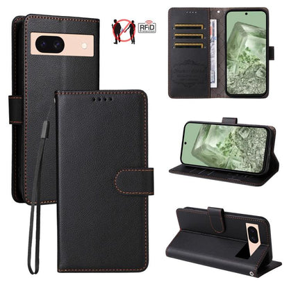 Litchi Texture RFID Blocking 3-Card Wallet Leather Phone Case, For Google Pixel 11 Pro XL, For Google Pixel 11 / Pixel 11 Pro, For Google Pixel 10a, For Google Pixel 9 Pro XL / 10 Pro XL, For Google Pixel 9 / 9 Pro / 10 / 10 Pro, For Google Pixel 9a   ...