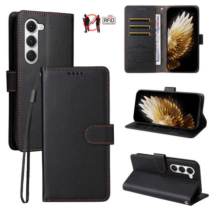 Litchi Texture RFID Blocking 3-Card Wallet Leather Phone Case, For Tecno Spark 40 5G / Spark Go 5G 2025, For Tecno Spark 40C, For Tecno Pova 7 Pro 5G, For Tecno Pova 7 5G, For Tecno Spark 40 Pro+ 4G, For Tecno Spark 40 Pro 4G, For Tecno Spark 40 4G    ...