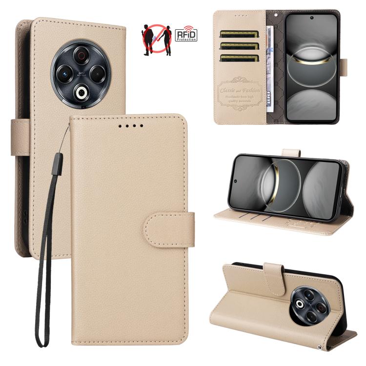Litchi Texture RFID Blocking 3-Card Wallet Leather Phone Case, For Tecno Spark 40 5G / Spark Go 5G 2025, For Tecno Spark 40C, For Tecno Pova 7 Pro 5G, For Tecno Pova 7 5G, For Tecno Spark 40 Pro+ 4G, For Tecno Spark 40 Pro 4G, For Tecno Spark 40 4G    ...