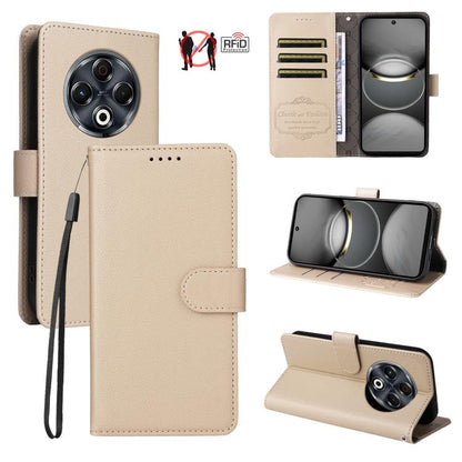 Litchi Texture RFID Blocking 3-Card Wallet Leather Phone Case, For Tecno Spark 40 5G / Spark Go 5G 2025, For Tecno Spark 40C, For Tecno Pova 7 Pro 5G, For Tecno Pova 7 5G, For Tecno Spark 40 Pro+ 4G, For Tecno Spark 40 Pro 4G, For Tecno Spark 40 4G    ...