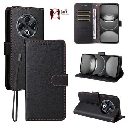 Litchi Texture RFID Blocking 3-Card Wallet Leather Phone Case, For Tecno Spark 40 5G / Spark Go 5G 2025, For Tecno Spark 40C, For Tecno Pova 7 Pro 5G, For Tecno Pova 7 5G, For Tecno Spark 40 Pro+ 4G, For Tecno Spark 40 Pro 4G, For Tecno Spark 40 4G    ...
