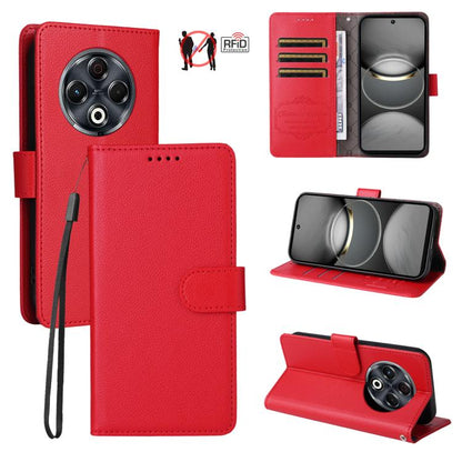Litchi Texture RFID Blocking 3-Card Wallet Leather Phone Case, For Tecno Spark 40 5G / Spark Go 5G 2025, For Tecno Spark 40C, For Tecno Pova 7 Pro 5G, For Tecno Pova 7 5G, For Tecno Spark 40 Pro+ 4G, For Tecno Spark 40 Pro 4G, For Tecno Spark 40 4G    ...