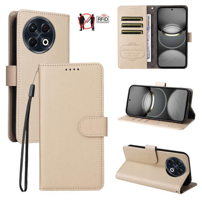 Litchi Texture RFID Blocking 3-Card Wallet Leather Phone Case, For Tecno Spark 40 5G / Spark Go 5G 2025, For Tecno Spark 40C, For Tecno Pova 7 Pro 5G, For Tecno Pova 7 5G, For Tecno Spark 40 Pro+ 4G, For Tecno Spark 40 Pro 4G, For Tecno Spark 40 4G    ...