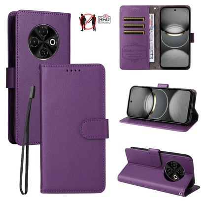 Litchi Texture RFID Blocking 3-Card Wallet Leather Phone Case, For Tecno Spark 40 5G / Spark Go 5G 2025, For Tecno Spark 40C, For Tecno Pova 7 Pro 5G, For Tecno Pova 7 5G, For Tecno Spark 40 Pro+ 4G, For Tecno Spark 40 Pro 4G, For Tecno Spark 40 4G    ...