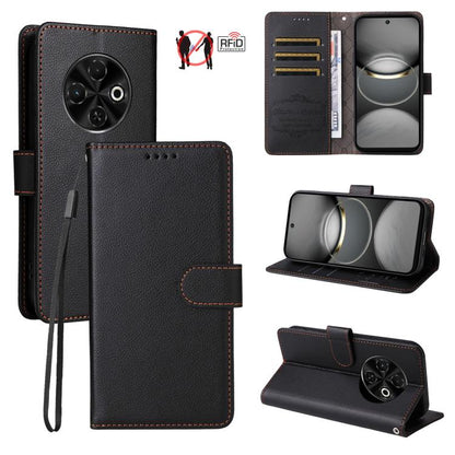 Litchi Texture RFID Blocking 3-Card Wallet Leather Phone Case, For Tecno Spark 40 5G / Spark Go 5G 2025, For Tecno Spark 40C, For Tecno Pova 7 Pro 5G, For Tecno Pova 7 5G, For Tecno Spark 40 Pro+ 4G, For Tecno Spark 40 Pro 4G, For Tecno Spark 40 4G    ...
