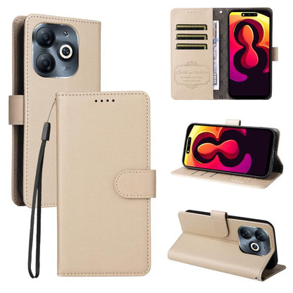 Litchi Texture RFID Blocking 3-Card Wallet Leather Phone Case, For Tecno Spark 40 5G / Spark Go 5G 2025, For Tecno Spark 40C, For Tecno Pova 7 Pro 5G, For Tecno Pova 7 5G, For Tecno Spark 40 Pro+ 4G, For Tecno Spark 40 Pro 4G, For Tecno Spark 40 4G    ...