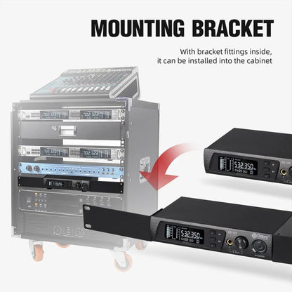 DEBRA ER-102 Professional Stage Wireless Audio Return Monitoring System with One Receiver