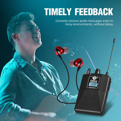 DEBRA ER-102 Professional Stage Wireless Audio Return Monitoring System with One Receiver