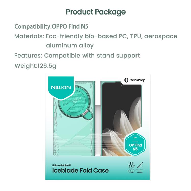 NILLKIN Ice Sky Fold Series Cover Version Phone Case, For OPPO Find N5