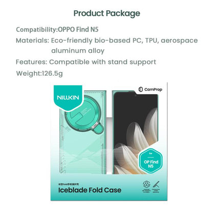 NILLKIN Ice Sky Fold Series Cover Version Phone Case, For OPPO Find N5