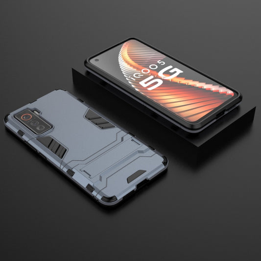 PC + TPU Shockproof Protective Case with Holder, For Vivo iQOO 5 5G, For OnePlus 8T, For OPPO F17 Pro, For Huawei Y9a, For Vivo Y20, For OPPO Realme X7, For OPPO Realme X7 Pro, For OPPO Realme 7, For OPPO Realme 7 Pro, For OPPO Reno4 SE                ...