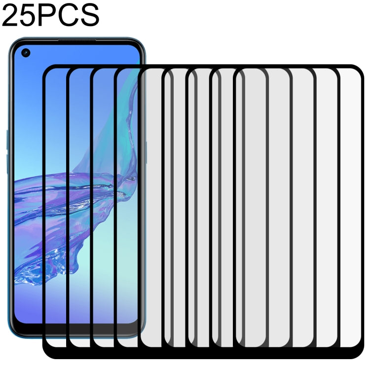 25 PCS Full Glue Full Screen Tempered Glass Film, For OPPO A11k (25 PCS), For OPPO A12 (25 PCS), For OPPO A12e (25 PCS), For OPPO A32 (25 PCS), For OPPO A53 (25 PCS), For OPPO A72 5G (25 PCS), For OPPO A93 (25 PCS), For OPPO F17 (25 PCS)               ...