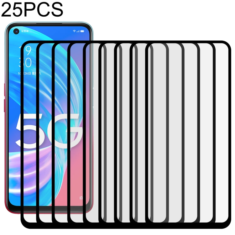 25 PCS Full Glue Full Screen Tempered Glass Film, For OPPO A11k (25 PCS), For OPPO A12 (25 PCS), For OPPO A12e (25 PCS), For OPPO A32 (25 PCS), For OPPO A53 (25 PCS), For OPPO A72 5G (25 PCS), For OPPO A93 (25 PCS), For OPPO F17 (25 PCS)               ...