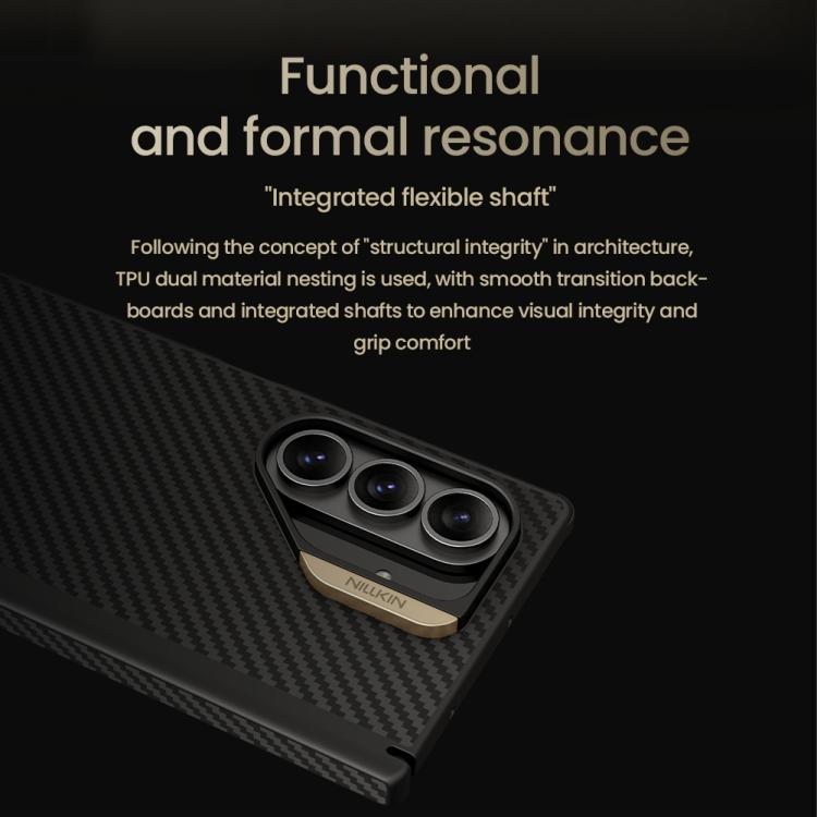 NILLKIN Fiber Shield Pro Magnetic Version Aramid Fiber TPU Phone Case, For Samsung Galaxy Z Fold7 5G
