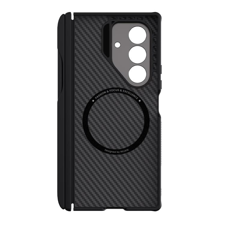 NILLKIN Aramid Fiber Magnetic Version Phone Case with Stylus, For Samsung Galaxy Z Fold7 5G