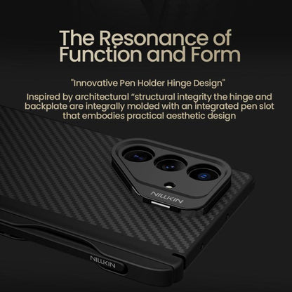 NILLKIN Aramid Fiber Magnetic Version Phone Case with Stylus, For Samsung Galaxy Z Fold7 5G