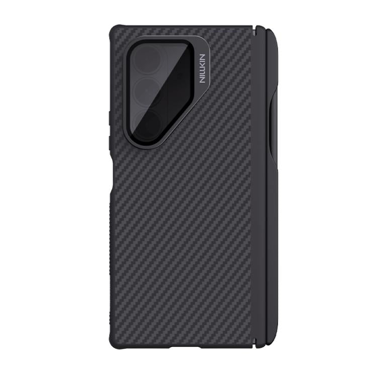 NILLKIN Aramid Fiber Transparent Mirror Cover Magnetic Version Phone Case with Stylus, For Samsung Galaxy Z Fold7 5G