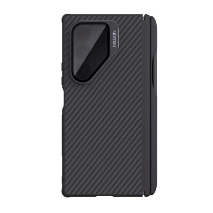 NILLKIN Aramid Fiber Transparent Mirror Cover Magnetic Version Phone Case with Stylus, For Samsung Galaxy Z Fold7 5G