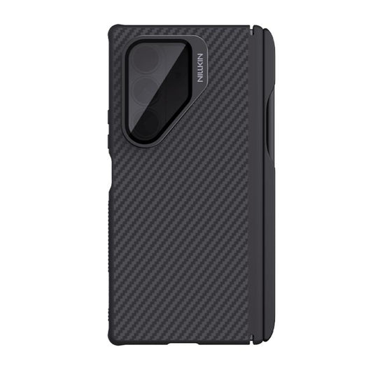 NILLKIN Aramid Fiber Transparent Mirror Cover Magnetic Version Phone Case with Stylus, For Samsung Galaxy Z Fold7 5G