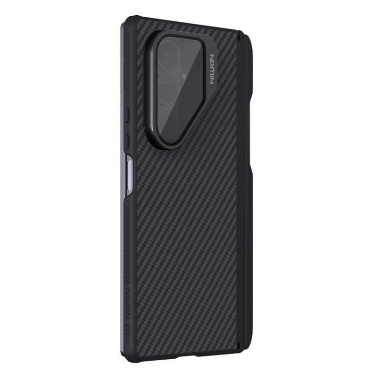 NILLKIN Aramid Fiber Transparent Mirror Cover Magnetic Version Phone Case with Stylus, For Samsung Galaxy Z Fold7 5G