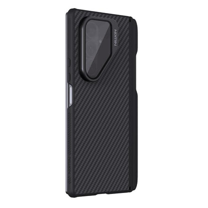 NILLKIN Aramid Fiber Transparent Mirror Cover Magnetic Version Phone Case with Stylus, For Samsung Galaxy Z Fold7 5G