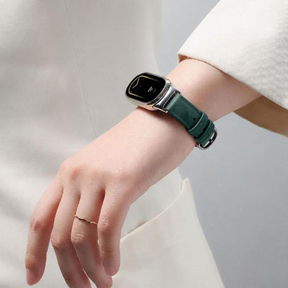xDfind Plaid Texture Leather Watch Band, For Xiaomi Smart Band 11 / 10 / 9 / 8