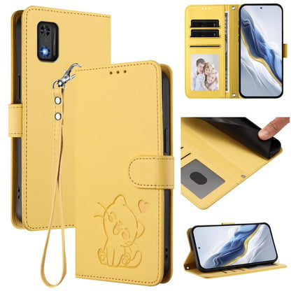 Embossed Heart Cat Leather Phone Case with Hand Strap, For Tecno Spark 30 5G / Pova 6 Neo 5G, For Tecno Spark 30 Pro 4G, For Tecno Spark 30 4G, For Tecno Spark Go 5G 2025 / Hot 60i 5G, For Tecno Spark 30C 4G, For Tecno Spark 20 Pro 5G                  ...