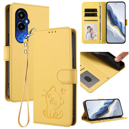 Embossed Heart Cat Leather Phone Case with Hand Strap, For Tecno Camon 20 Pro 5G, For Tecno Camon 20 4G / 20 Pro 4G, For Tecno Spark 10 5G, For Tecno Spark 10C / 10 4G, For Tecno Spark 10 Pro 4G / K17 4G, For Tecno Camon 19 / 19 Pro 5G                 ...