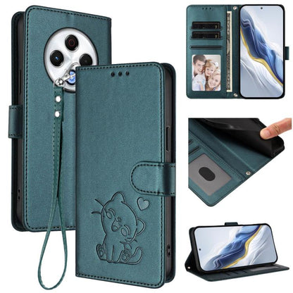 Embossed Heart Cat Leather Phone Case with Hand Strap, For Tecno Spark 30 5G / Pova 6 Neo 5G, For Tecno Spark 30 Pro 4G, For Tecno Spark 30 4G, For Tecno Spark Go 5G 2025 / Hot 60i 5G, For Tecno Spark 30C 4G, For Tecno Spark 20 Pro 5G                  ...