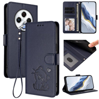 Embossed Heart Cat Leather Phone Case with Hand Strap, For Tecno Spark 30 5G / Pova 6 Neo 5G, For Tecno Spark 30 Pro 4G, For Tecno Spark 30 4G, For Tecno Spark Go 5G 2025 / Hot 60i 5G, For Tecno Spark 30C 4G, For Tecno Spark 20 Pro 5G                  ...