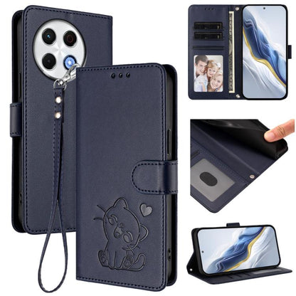 Embossed Heart Cat Leather Phone Case with Hand Strap, For Tecno Spark 30 5G / Pova 6 Neo 5G, For Tecno Spark 30 Pro 4G, For Tecno Spark 30 4G, For Tecno Spark Go 5G 2025 / Hot 60i 5G, For Tecno Spark 30C 4G, For Tecno Spark 20 Pro 5G                  ...