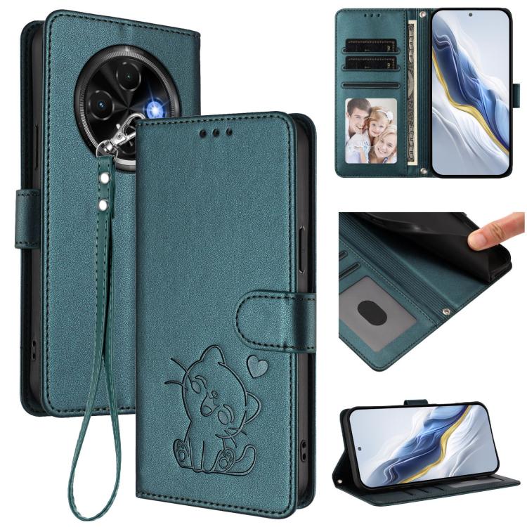 Embossed Heart Cat Leather Phone Case with Hand Strap, For Tecno Spark 30 5G / Pova 6 Neo 5G, For Tecno Spark 30 Pro 4G, For Tecno Spark 30 4G, For Tecno Spark Go 5G 2025 / Hot 60i 5G, For Tecno Spark 30C 4G, For Tecno Spark 20 Pro 5G                  ...