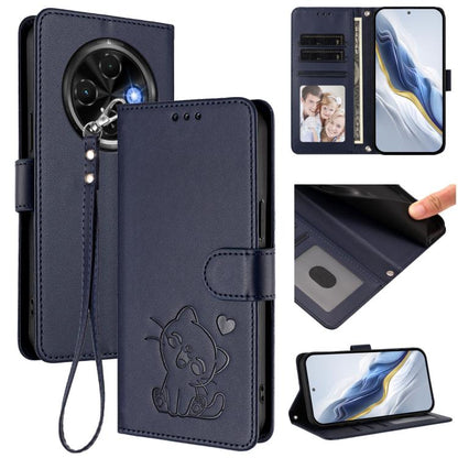 Embossed Heart Cat Leather Phone Case with Hand Strap, For Tecno Spark 30 5G / Pova 6 Neo 5G, For Tecno Spark 30 Pro 4G, For Tecno Spark 30 4G, For Tecno Spark Go 5G 2025 / Hot 60i 5G, For Tecno Spark 30C 4G, For Tecno Spark 20 Pro 5G                  ...