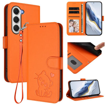 Embossed Heart Cat Leather Phone Case with Hand Strap, For Tecno Camon 50 Pro 4G, For Tecno Camon 50 4G, For Tecno Spark Go 2024 4G / 20C 4G, For Tecno Spark 40C, For Tecno Pova 7 Pro 5G, For Tecno Pova 7 5G 2025, For Tecno Spark 40 Pro+ 4G            ...