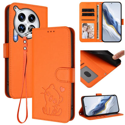 Embossed Heart Cat Leather Phone Case with Hand Strap, For Tecno Camon 30 Pro, For Tecno Camon 30 Premier 5G, For Tecno Camon 30 4G / 5G, For Tecno Pova 6 Pro 5G, For Tecno Spark 20 Pro+ 4G, For Tecno Pova 5 Pro, For Tecno Pova Neo 3, For Tecno Pova 5 ...