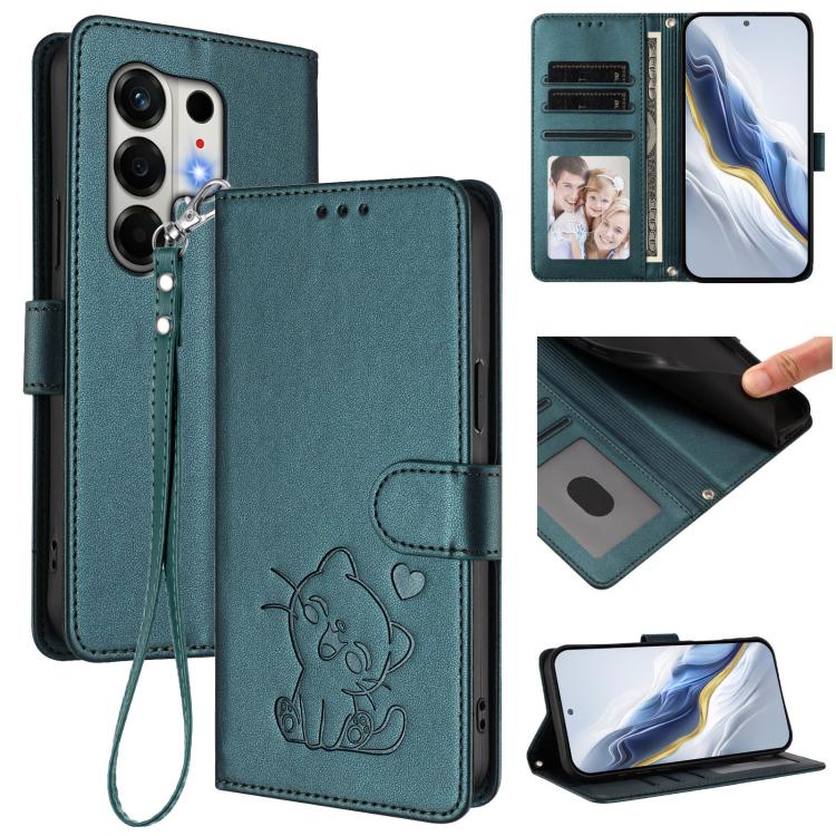 Embossed Heart Cat Leather Phone Case with Hand Strap, For Tecno Camon 50 Pro 4G, For Tecno Camon 50 4G, For Tecno Spark Go 2024 4G / 20C 4G, For Tecno Spark 40C, For Tecno Pova 7 Pro 5G, For Tecno Pova 7 5G 2025, For Tecno Spark 40 Pro+ 4G            ...
