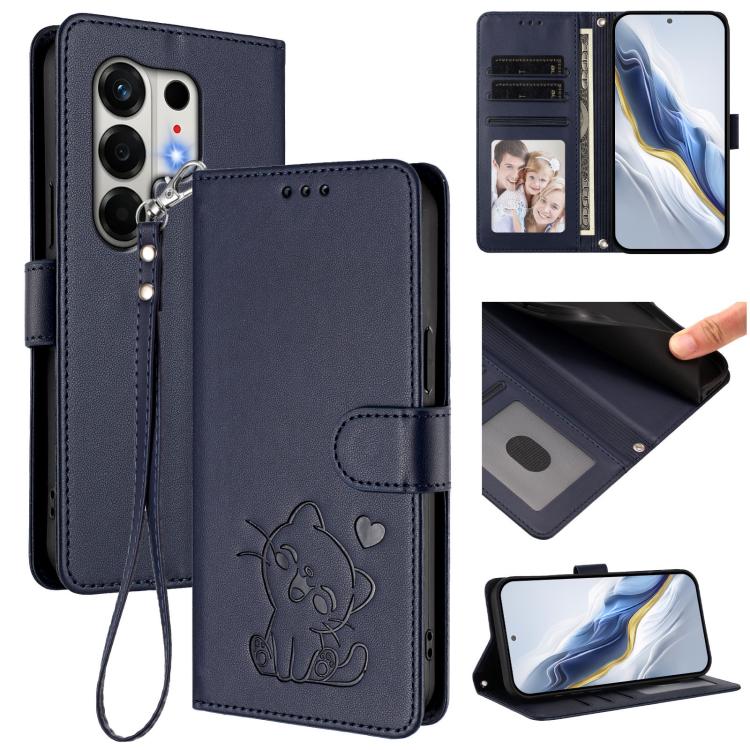 Embossed Heart Cat Leather Phone Case with Hand Strap, For Tecno Camon 50 Pro 4G, For Tecno Camon 50 4G, For Tecno Spark Go 2024 4G / 20C 4G, For Tecno Spark 40C, For Tecno Pova 7 Pro 5G, For Tecno Pova 7 5G 2025, For Tecno Spark 40 Pro+ 4G            ...