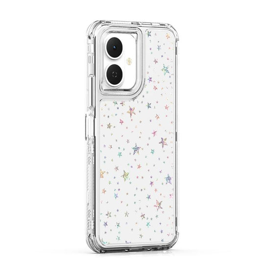 Transparent Acrylic Laser Paper Phone Case, For Tecno Pop 10 4G, For Tecno Spark 30 Pro 4G, For Tecno Spark 30 4G, For Tecno Spark 30C, For Tecno Spark Go 1, For Tecno Pova 6, For Tecno Camon 30 Pro, For Tecno Camon 30, For Tecno Spark 20 Pro+         ...