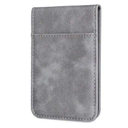 BFK26 Solid Color Magnetic Card Bag Mobile Phone Back Sticker