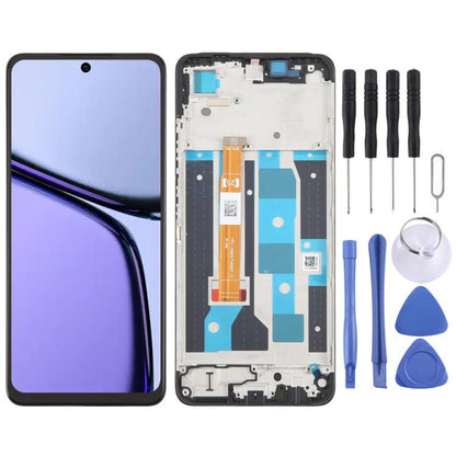 OEM LCD Screen Digitizer Full Assembly with Frame, For Realme 14x India, For Realme 14x RMX5020, For Realme C75 4G RMX3941, For Realme C65s, For Realme C65 5G, For Realme C61 4G RMX3939 RMX3930, For Realme Narzo N63 4G, For Realme C63 4G               ...