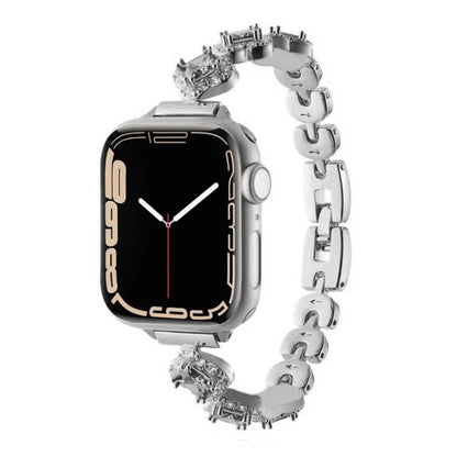 xDfind Four-leaf Clover Diamond Metal Watch Band, For Apple Watch 42 / 44 / 45 / 46 / 49mm, For Apple Watch 38 / 40 / 41 / S10 42mm