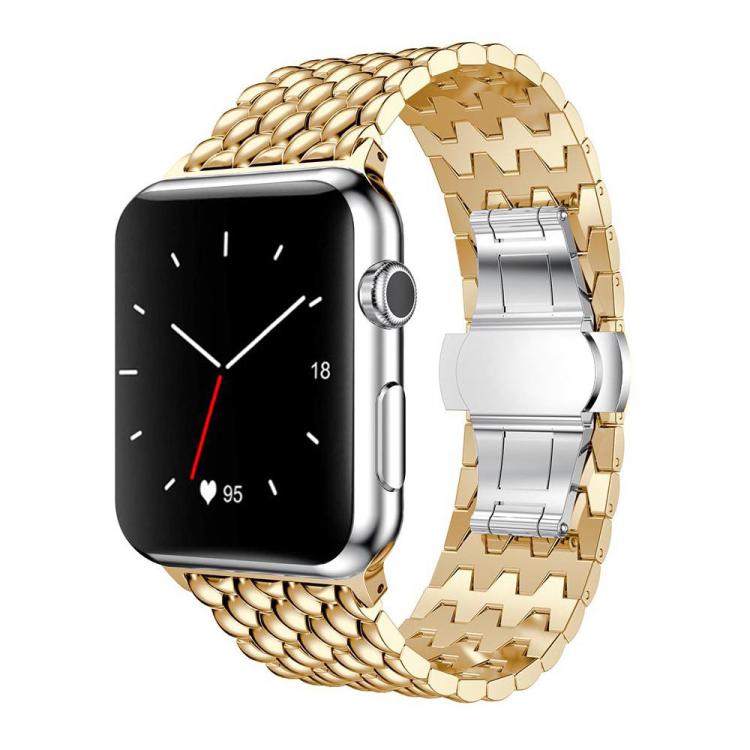 xDfind Dragon Texture Metal Watch Band, For Apple Watch 42 / 44 / 45 / 46 / 49mm, For Apple Watch 38 / 40 / 41 / S10 42mm