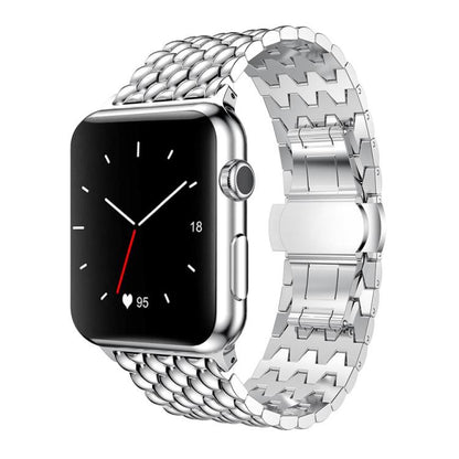 xDfind Dragon Texture Metal Watch Band, For Apple Watch 42 / 44 / 45 / 46 / 49mm, For Apple Watch 38 / 40 / 41 / S10 42mm