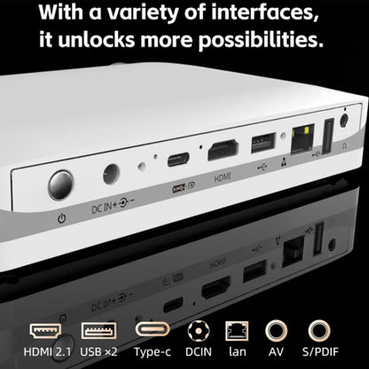 WOWOTO WWT-T10 Android 9.0 DLP 1920x1080P HD 350-400ANSI Smart Projector, WWT-T10