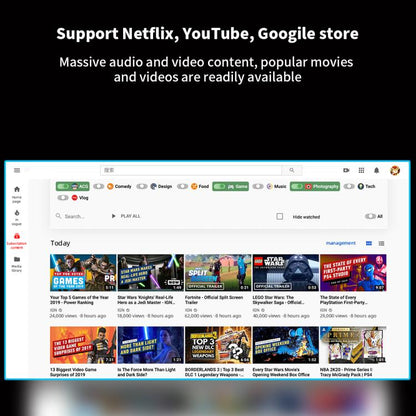 WOWOTO WWT-BL02E Android 9.0 LCD Display 1280x720P 150ANSI Smart Projector