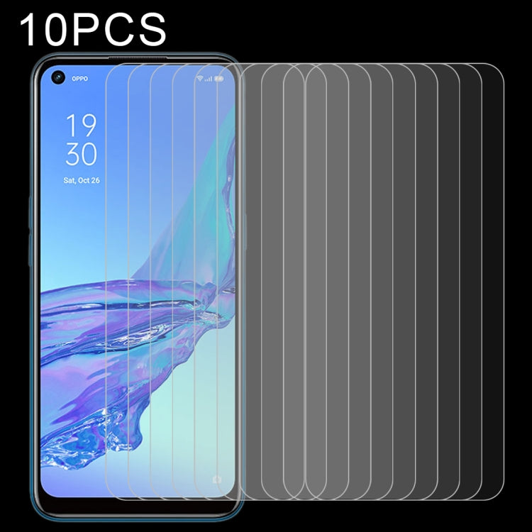 10 PCS 0.26mm 9H 2.5D Tempered Glass Film, For OPPO A32 (10 PCS), For OPPO Find X2 Neo (10 PCS), For OPPO A53 2020 (10 PCS), For OPPO Reno4 SE (10 PCS), For OPPO Reno4 (10 PCS), For OPPO Find X2 Lite (10 PCS), For OPPO F17 Pro (10 PCS)                 ...